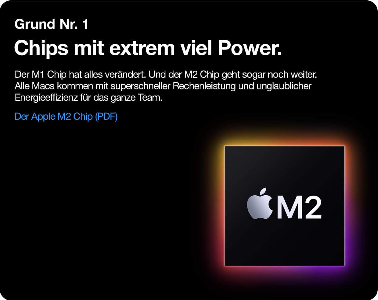 Mehr Informationen zum M2-Prozessor