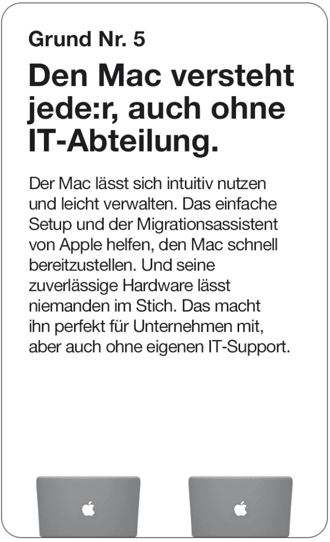 Zu den Apple-Lösungen