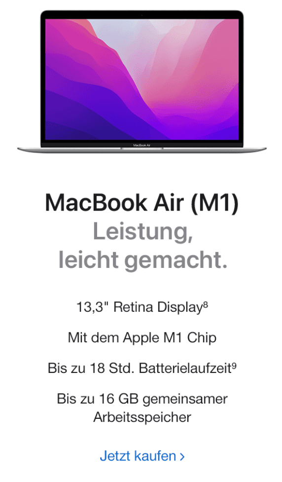 Zu den Apple-Lösungen