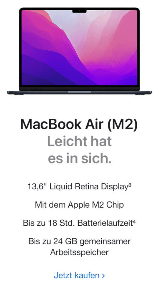 Zu den Apple-Lösungen