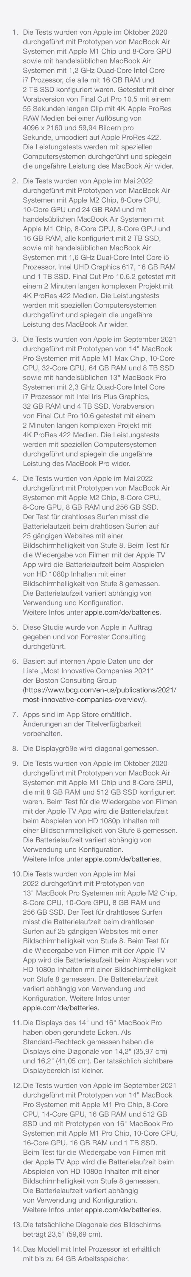 Zu den Apple Lösungen