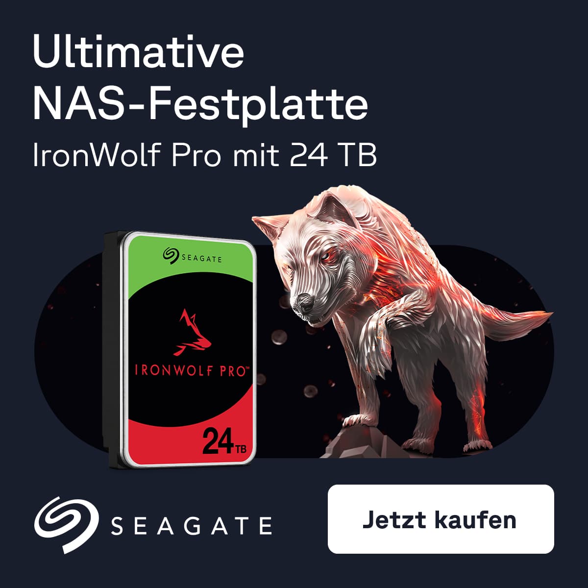 Zu den IronWolf-Festplatten von Seagate