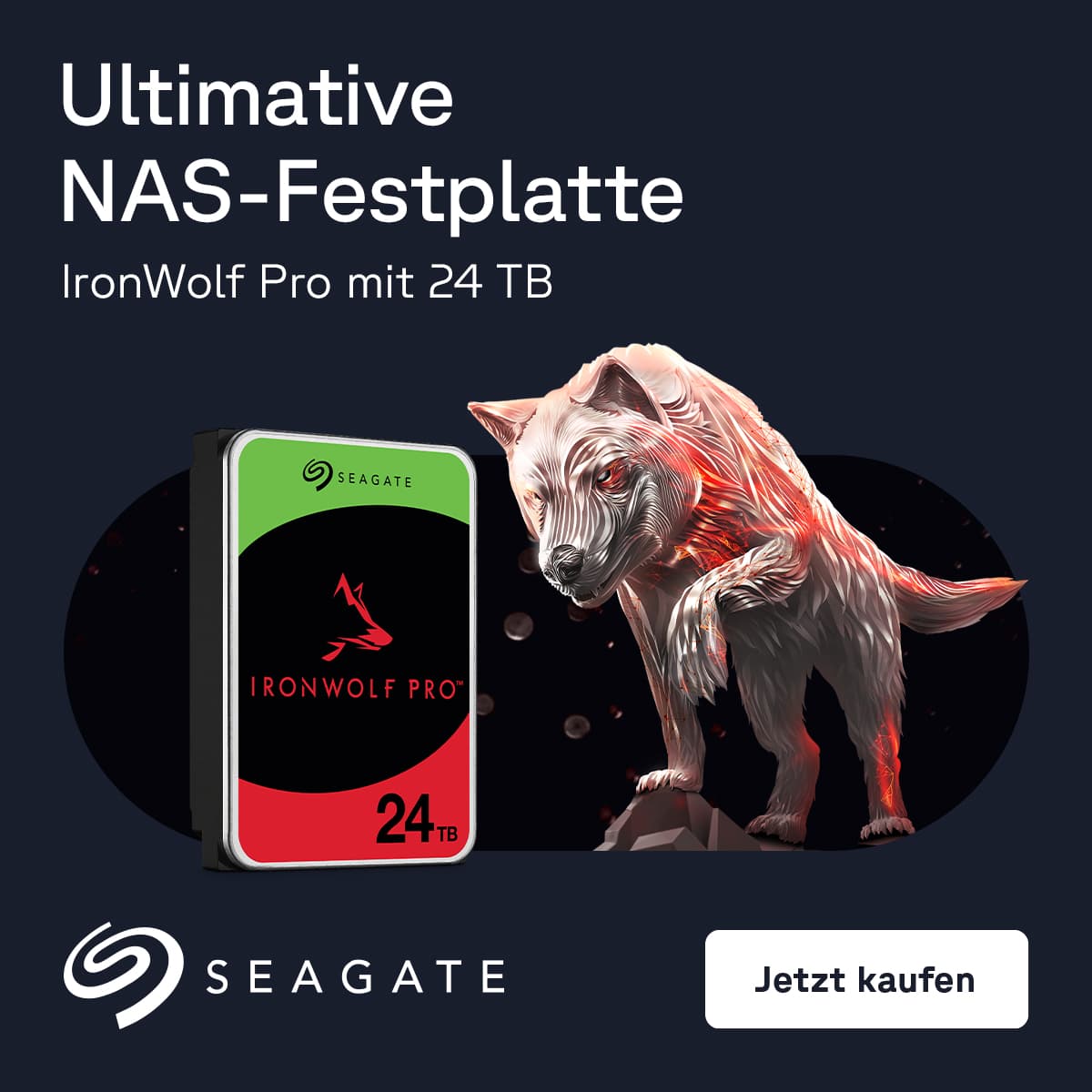 Zu den IronWolf-Festplatten von Seagate