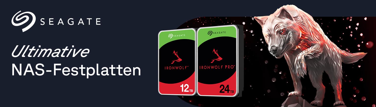 Zu den IronWolf-Festplatten von Seagate
