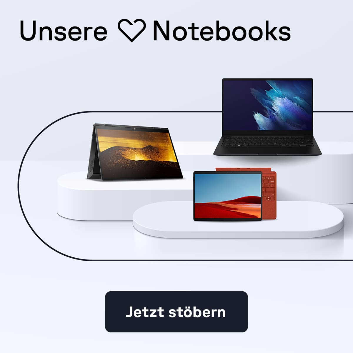 Zu den aktuell beliebtesten Notebooks bei Cyberport