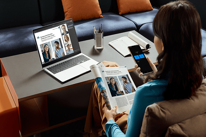 Zu den Produkten der Samsung Galaxy Book-Serie