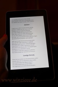 Lesen mit dem Nexus