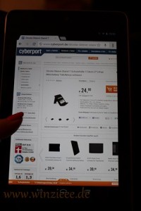 Shoppen mit dem Nexus