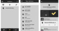 Screenshots von der App