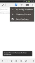 Erinnerungsfunktion einstellen