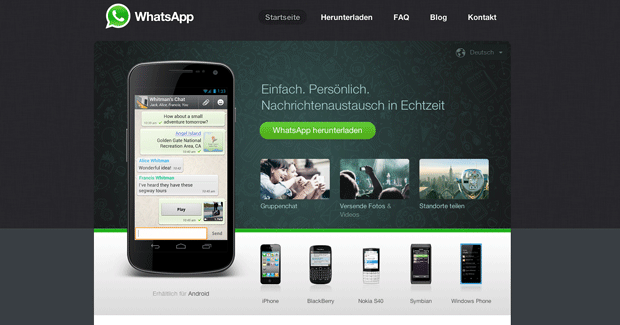 Whats app Screenshot Herunterladen