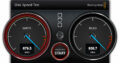 Blackmagic Speed Test: 670 MB/s Schreiben, 930 MB/s Lesen