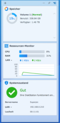 Das Synology-NAS bietet allgemein eine gute Performance.