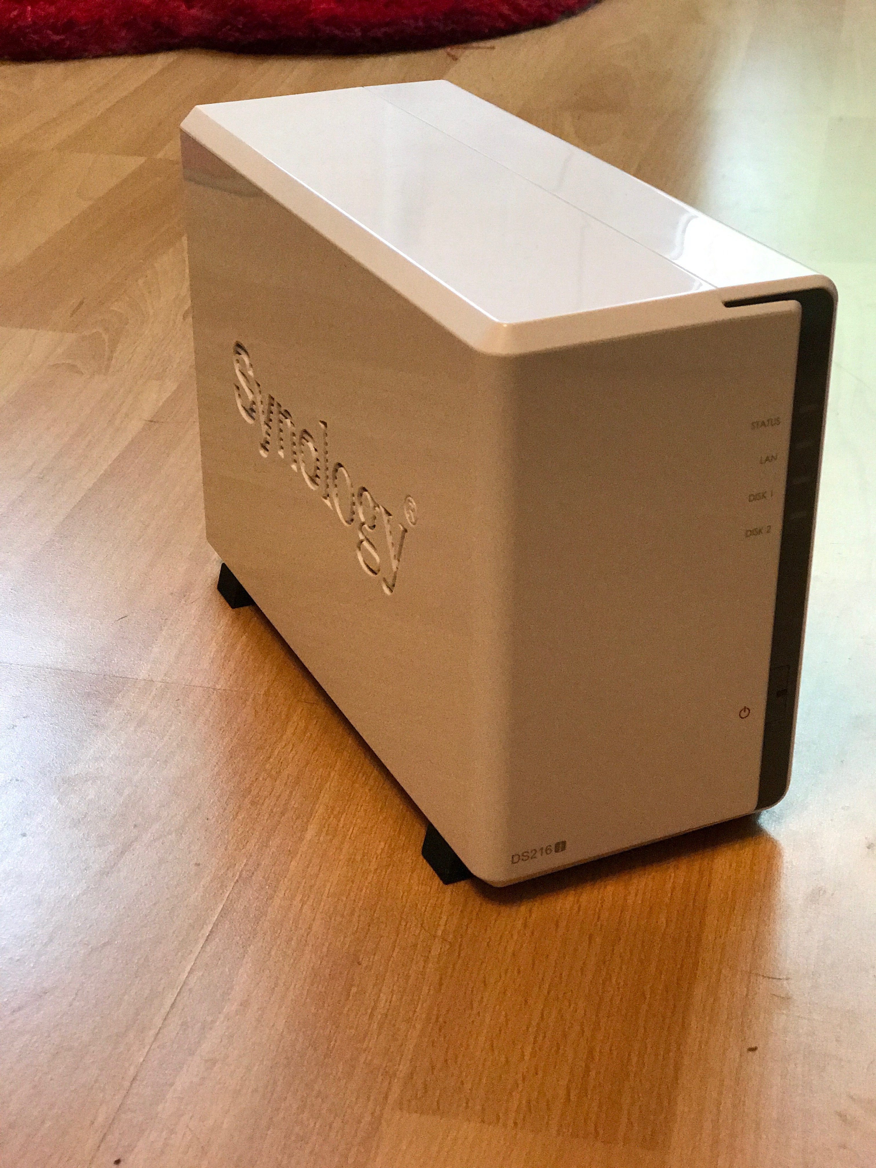 Synology DS216j Draufsicht