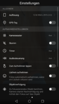 Die Einstellungen sind vielfältig.