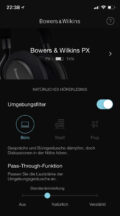 Einer der Audio- und ANC-Filter mit Pass-Through