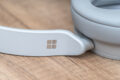 ... mit schön glänzendem Microsoft-Logo.