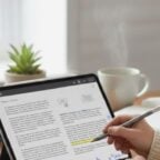 Thumbnail Android-Tablet mit Stift für Stundenten